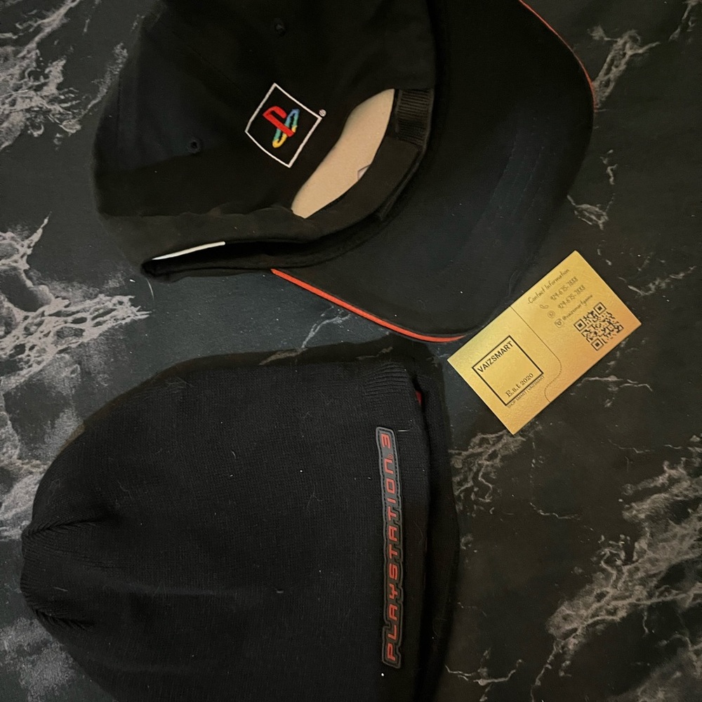 Sony PlayStation Brand new Hats PlayStation 3 Promotional RARE BRAND NEW Y2K